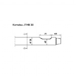 Komastu JTHB 40 Rock breaker moil tool