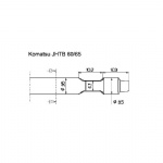 Komastu JTHB 60/65 Rock breaker flat tool