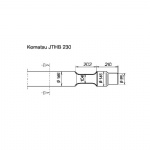 Komastu JTHB 230 Hydraulic breaker moil point