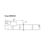 Krupp HM50/55 Hydraulic hammer tamping tool