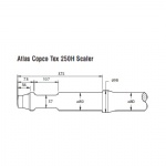 Atlas Copco Tex 250H Scaler Tool