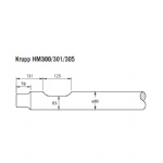 Krupp HM300/301/305 Hydraulic hammer moil tool