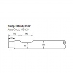 Krupp HM350/350V Hydraulic hammer flat tool