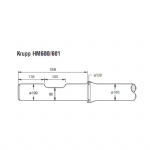 Krupp HM600/601 Hydraulic hammer moil point tool