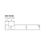 MSB MS200 Rock breaker wedge chisel