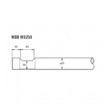 MSB MS250 Rock breaker elephant foot