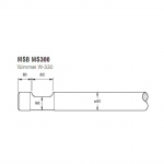 MSB MS300 Rock breaker post hole driver