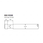MSB MS500 Hydraulic hammer flat tool