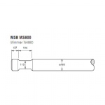 MSB MS800 Hydraulic breaker blunt tool