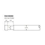 MSB MS900 Hydraulic breaker moil point tool