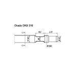 OKADA 316  Rock breaker moil point tool