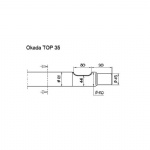 OKADA top35 Rock breaker chisel