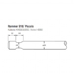 Rammer S18 Rock breaker tools