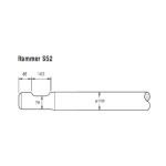 Rammer S52 Rock breaker chisel