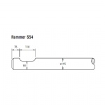 Rammer S54 Rock breaker chisels