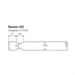 Rammer S83 Rock breaker post hole driver