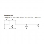 Rammer E64 Hydraulic hammer moil tool