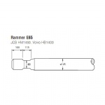 Rammer E65 Hydraulic hammer flat tool