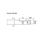 Komac Hydraulic breaker KB300 post hole driver