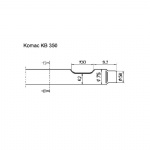 Komac Hydraulic breaker KB350 elephant foot