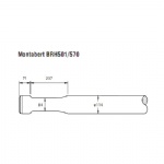 Montabert BRH501/570 Hydraulic breaker moil point