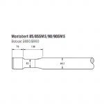 Montabert hydraulic hammer 85/90 wedge chisel