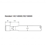 Montabert 140/150SMS hydraulic hammer flat tool