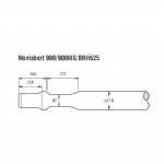 Montabert 900MS hydraulic hammer elephant foot