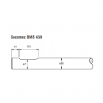 Socomec DMS430 rock breaker moil tools