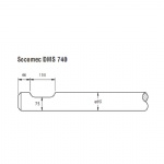 Socomec DMS740 rock breaker chisel