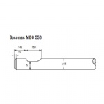 Socomec MDO550 rock breaker chisels